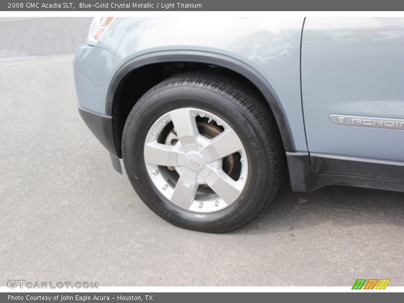 Blue-Gold Crystal Metallic / Light Titanium 2008 GMC Acadia SLT