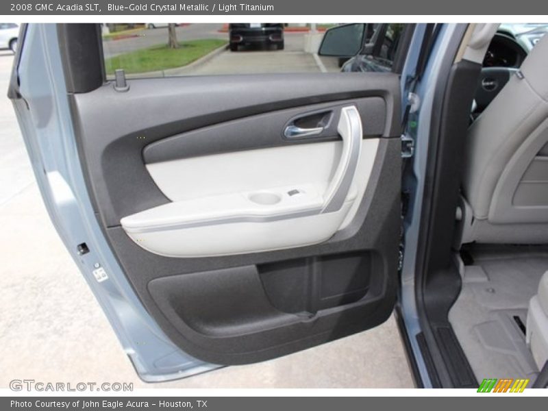 Blue-Gold Crystal Metallic / Light Titanium 2008 GMC Acadia SLT