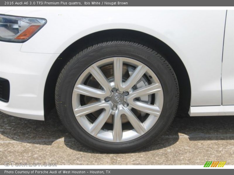 Ibis White / Nougat Brown 2016 Audi A6 3.0 TFSI Premium Plus quattro