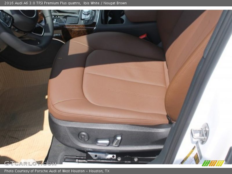 Ibis White / Nougat Brown 2016 Audi A6 3.0 TFSI Premium Plus quattro