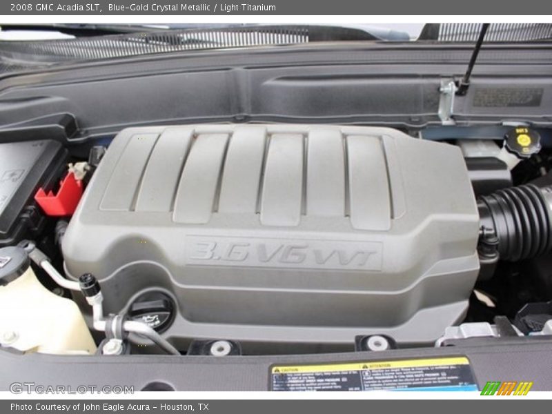 Blue-Gold Crystal Metallic / Light Titanium 2008 GMC Acadia SLT