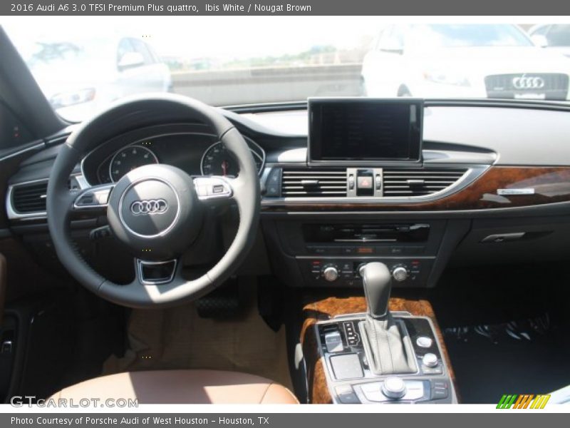 Ibis White / Nougat Brown 2016 Audi A6 3.0 TFSI Premium Plus quattro