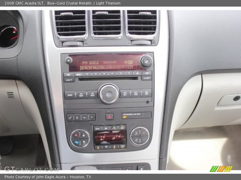 Blue-Gold Crystal Metallic / Light Titanium 2008 GMC Acadia SLT