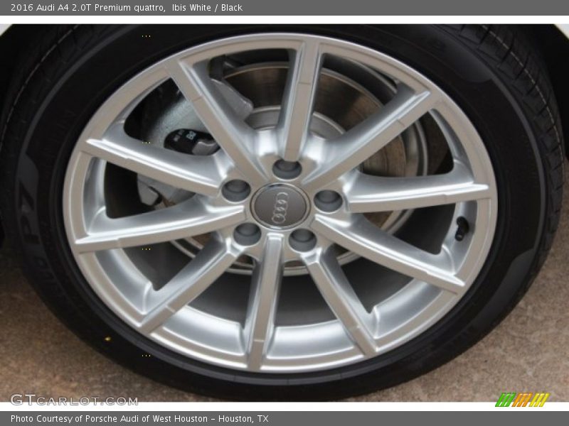 Ibis White / Black 2016 Audi A4 2.0T Premium quattro