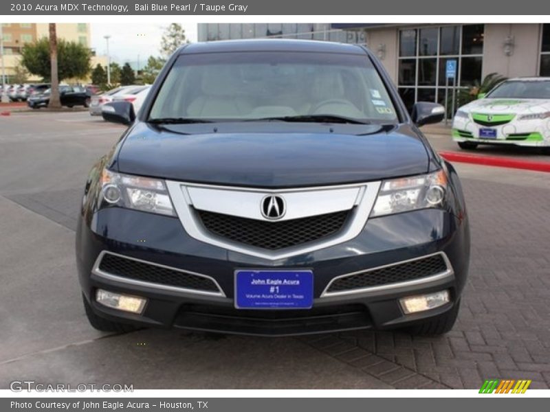Bali Blue Pearl / Taupe Gray 2010 Acura MDX Technology