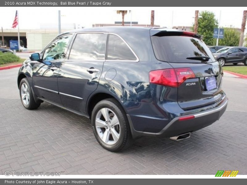 Bali Blue Pearl / Taupe Gray 2010 Acura MDX Technology