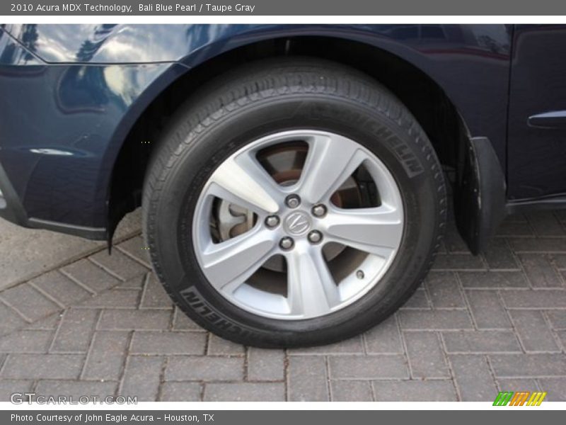Bali Blue Pearl / Taupe Gray 2010 Acura MDX Technology