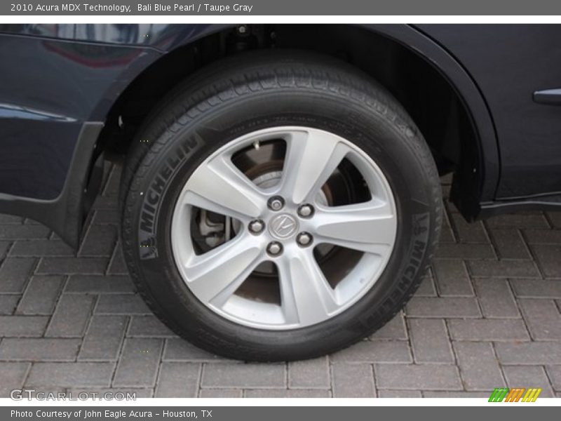 Bali Blue Pearl / Taupe Gray 2010 Acura MDX Technology