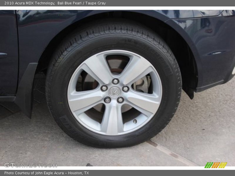 Bali Blue Pearl / Taupe Gray 2010 Acura MDX Technology