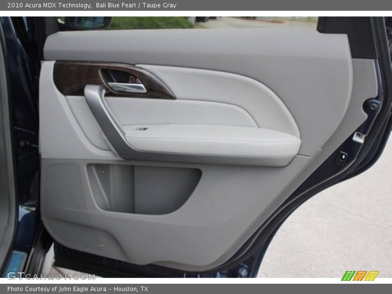 Bali Blue Pearl / Taupe Gray 2010 Acura MDX Technology