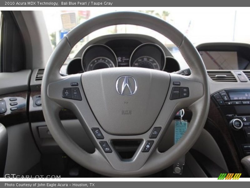 Bali Blue Pearl / Taupe Gray 2010 Acura MDX Technology