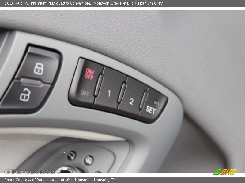 Monsoon Gray Metallic / Titanium Gray 2016 Audi A5 Premium Plus quattro Convertible