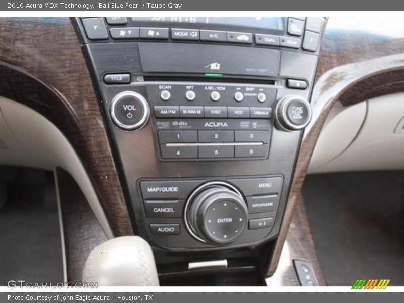 Bali Blue Pearl / Taupe Gray 2010 Acura MDX Technology