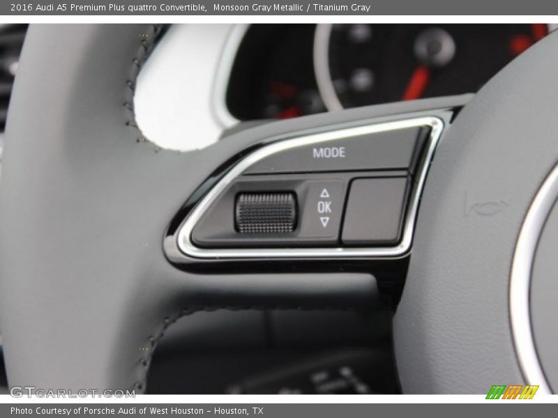 Monsoon Gray Metallic / Titanium Gray 2016 Audi A5 Premium Plus quattro Convertible
