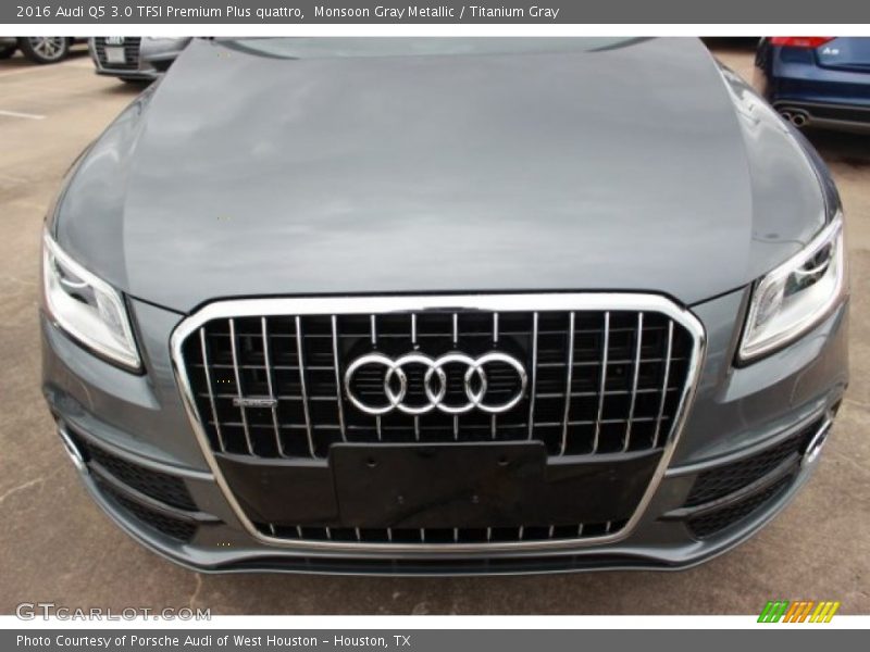 Monsoon Gray Metallic / Titanium Gray 2016 Audi Q5 3.0 TFSI Premium Plus quattro