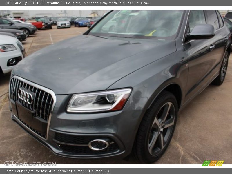 Monsoon Gray Metallic / Titanium Gray 2016 Audi Q5 3.0 TFSI Premium Plus quattro