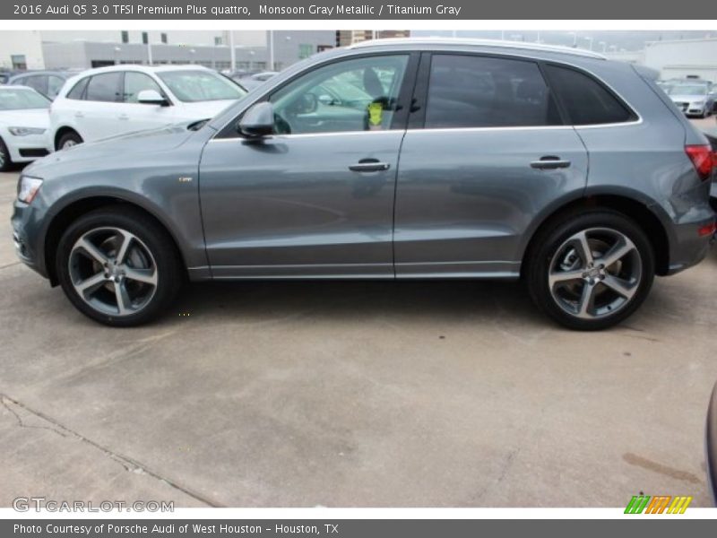 Monsoon Gray Metallic / Titanium Gray 2016 Audi Q5 3.0 TFSI Premium Plus quattro