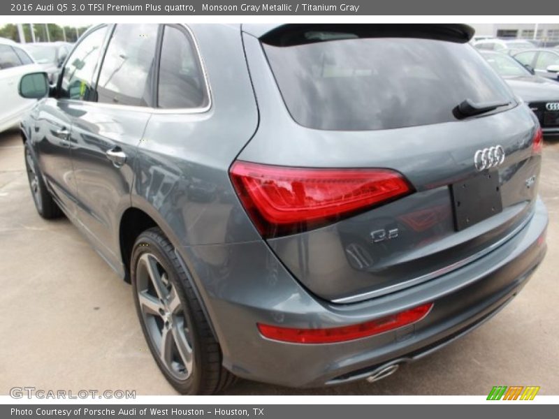 Monsoon Gray Metallic / Titanium Gray 2016 Audi Q5 3.0 TFSI Premium Plus quattro