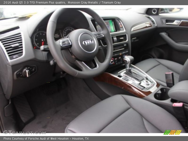 Monsoon Gray Metallic / Titanium Gray 2016 Audi Q5 3.0 TFSI Premium Plus quattro