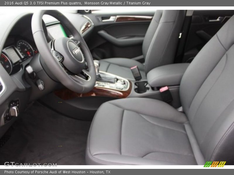 Monsoon Gray Metallic / Titanium Gray 2016 Audi Q5 3.0 TFSI Premium Plus quattro