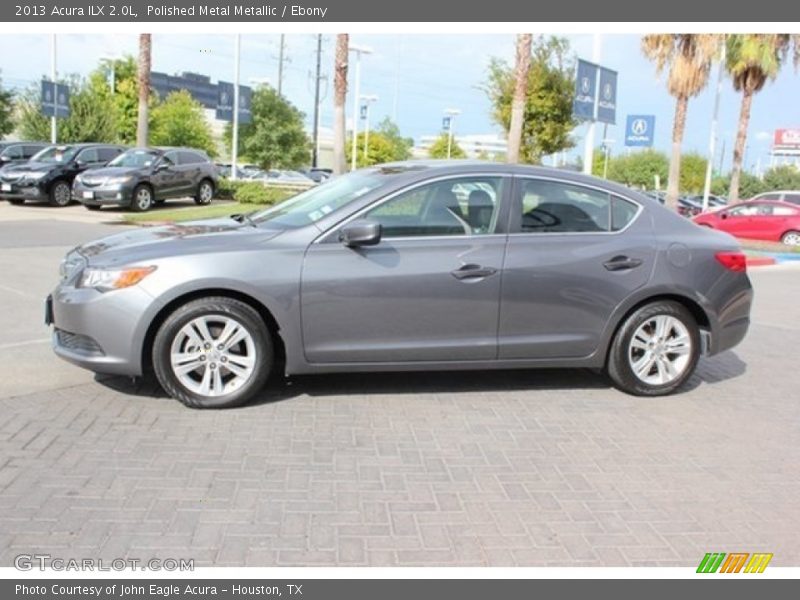 Polished Metal Metallic / Ebony 2013 Acura ILX 2.0L