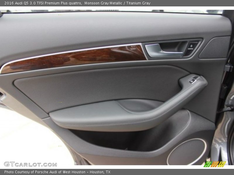 Monsoon Gray Metallic / Titanium Gray 2016 Audi Q5 3.0 TFSI Premium Plus quattro