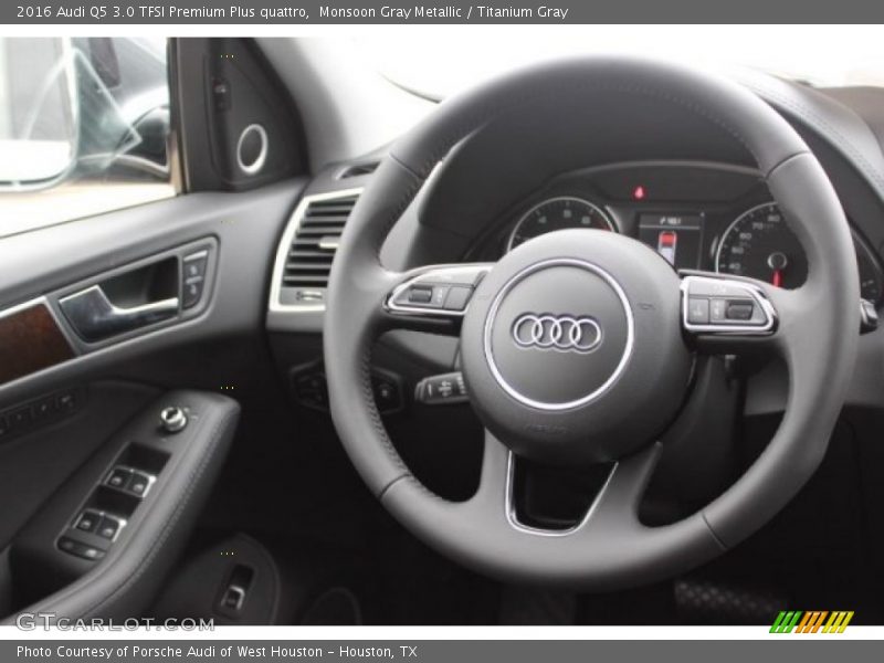 Monsoon Gray Metallic / Titanium Gray 2016 Audi Q5 3.0 TFSI Premium Plus quattro
