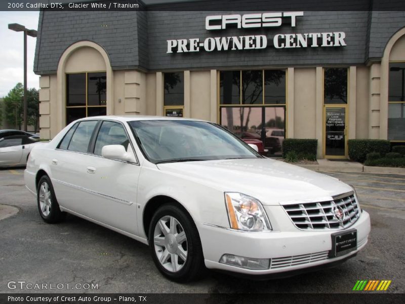 Glacier White / Titanium 2006 Cadillac DTS