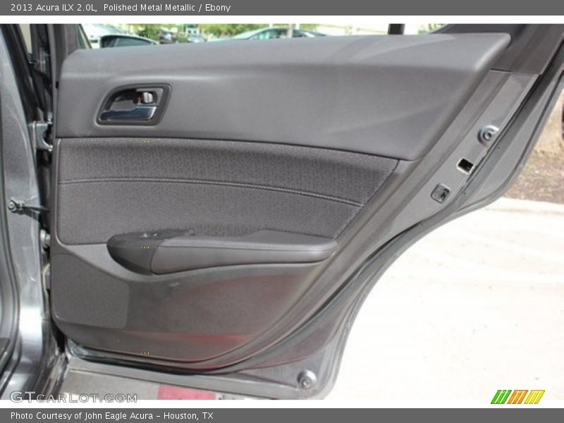 Polished Metal Metallic / Ebony 2013 Acura ILX 2.0L