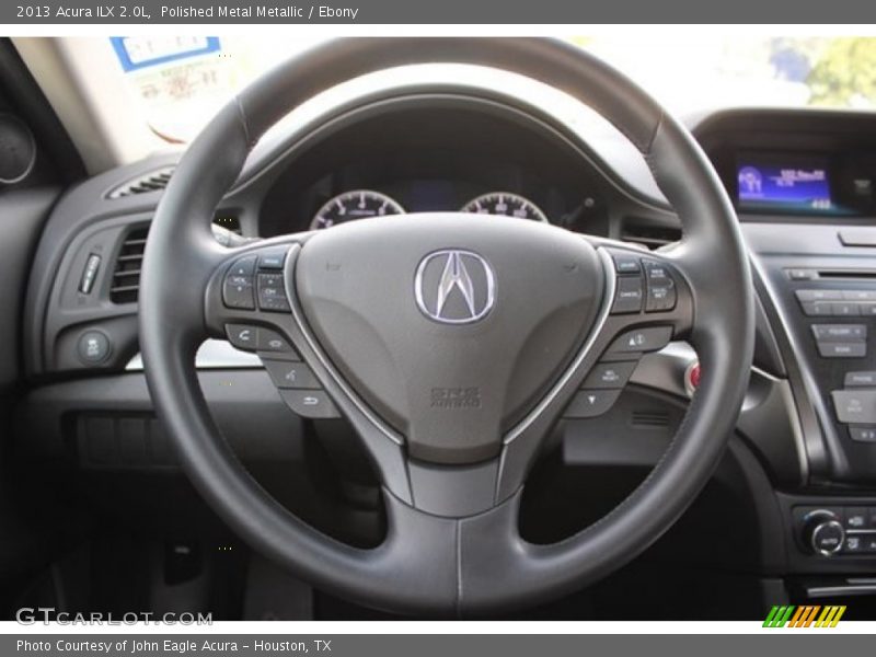 Polished Metal Metallic / Ebony 2013 Acura ILX 2.0L