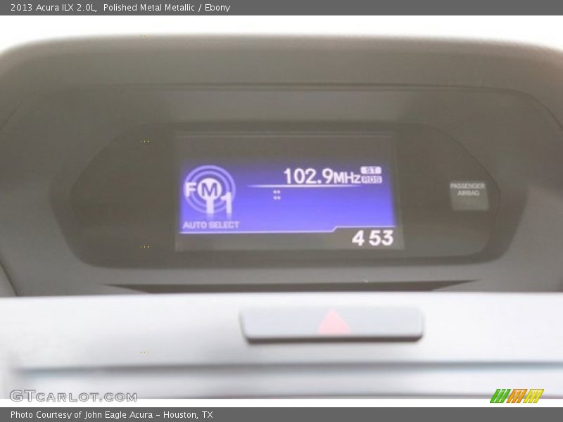 Polished Metal Metallic / Ebony 2013 Acura ILX 2.0L