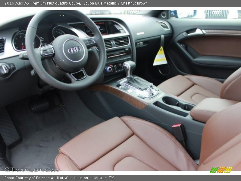  2016 A5 Premium Plus quattro Coupe Chestnut Brown Interior