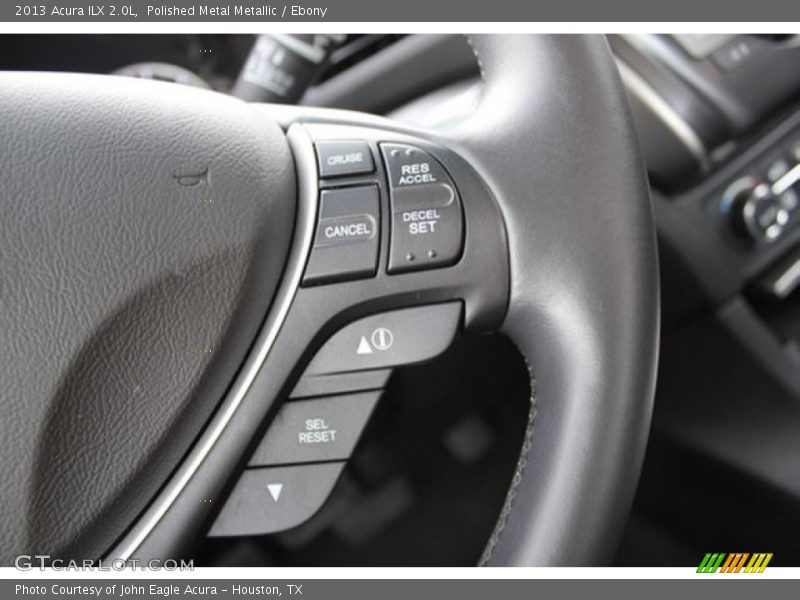 Polished Metal Metallic / Ebony 2013 Acura ILX 2.0L