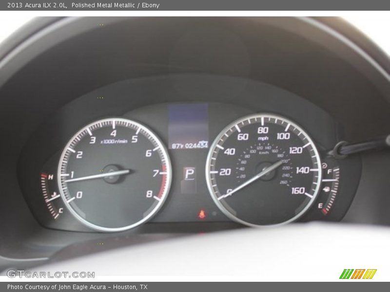 Polished Metal Metallic / Ebony 2013 Acura ILX 2.0L