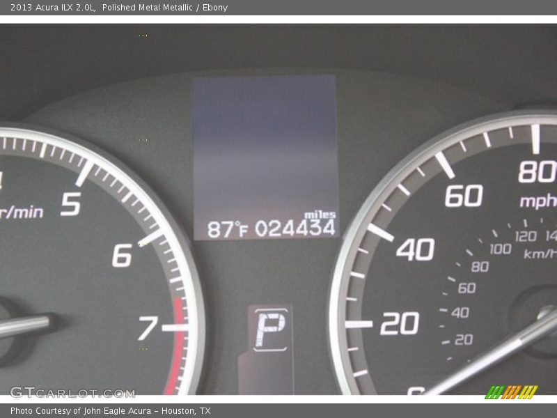 Polished Metal Metallic / Ebony 2013 Acura ILX 2.0L