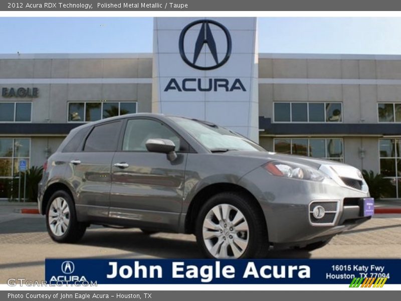 Polished Metal Metallic / Taupe 2012 Acura RDX Technology