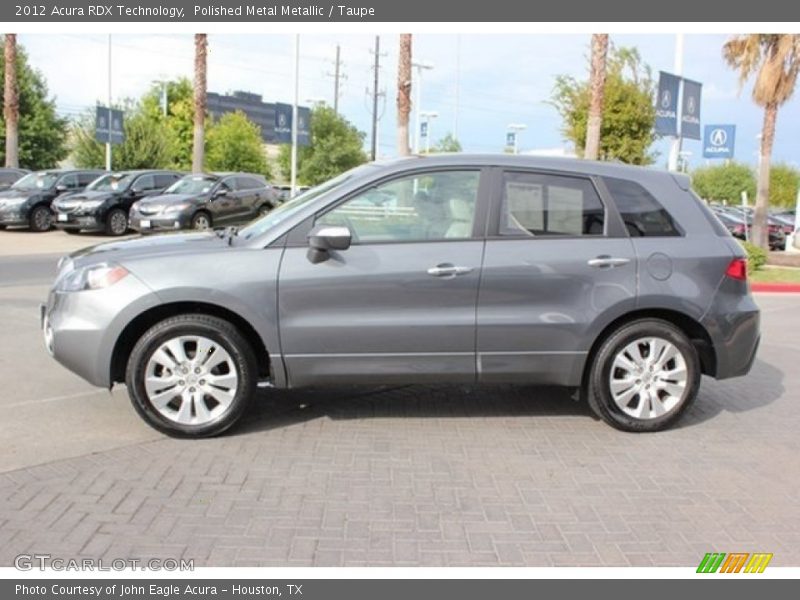 Polished Metal Metallic / Taupe 2012 Acura RDX Technology