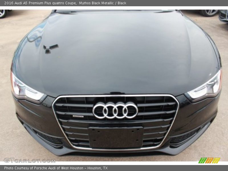 Mythos Black Metallic / Black 2016 Audi A5 Premium Plus quattro Coupe