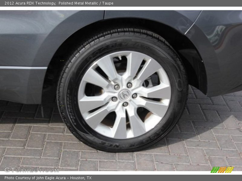 Polished Metal Metallic / Taupe 2012 Acura RDX Technology