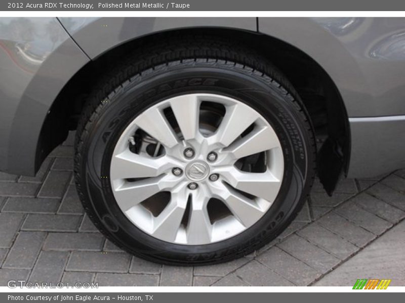 Polished Metal Metallic / Taupe 2012 Acura RDX Technology