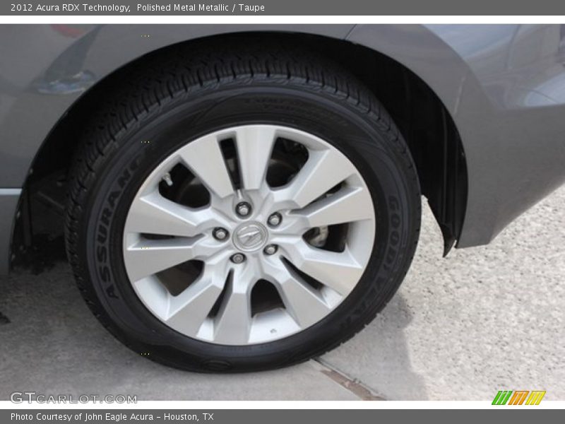 Polished Metal Metallic / Taupe 2012 Acura RDX Technology