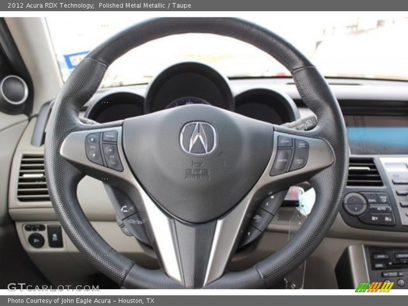 Polished Metal Metallic / Taupe 2012 Acura RDX Technology