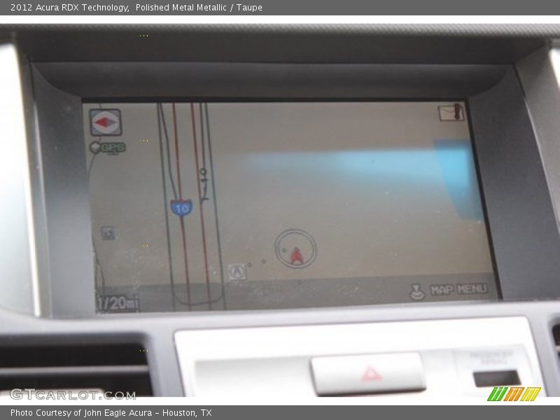 Polished Metal Metallic / Taupe 2012 Acura RDX Technology
