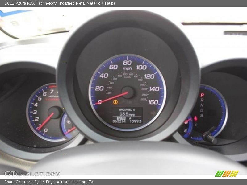 Polished Metal Metallic / Taupe 2012 Acura RDX Technology