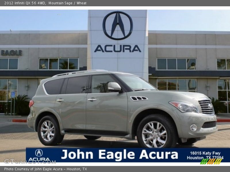 Mountain Sage / Wheat 2012 Infiniti QX 56 4WD