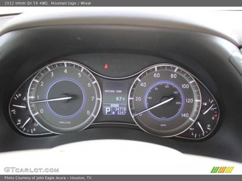Mountain Sage / Wheat 2012 Infiniti QX 56 4WD
