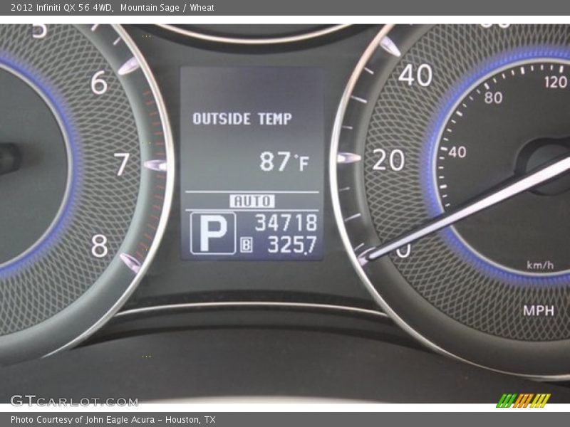 Mountain Sage / Wheat 2012 Infiniti QX 56 4WD