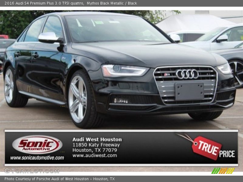 Mythos Black Metallic / Black 2016 Audi S4 Premium Plus 3.0 TFSI quattro