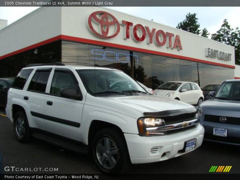 Summit White / Light Gray 2005 Chevrolet TrailBlazer LS 4x4
