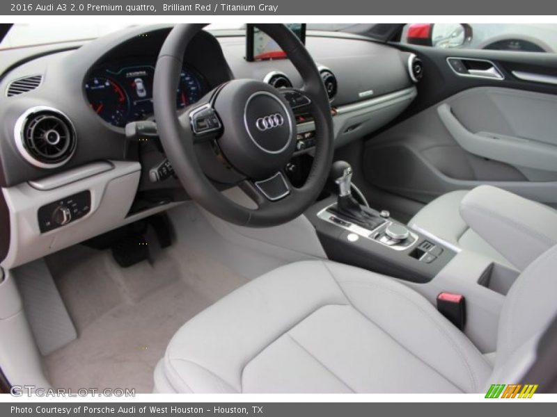  2016 A3 2.0 Premium quattro Titanium Gray Interior